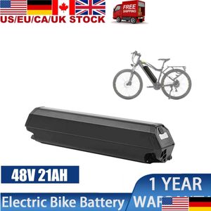 Batterier reention dorado max e-cykelbatteri 48 v 21Ah ebike för 1000W 750W 500W elektrisk cykelintegrerad rör Batteria 48v 17.5A DHBRP