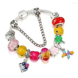 Strand Colorful Jewelry Sweet Glass Diy Beads Original Bracelet Girl Puppy Balloon Accessories Gift