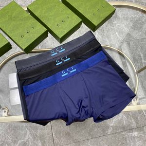 Designer Luxury Ggity Mens Classic Underwear Solid Color Boxer byxor Bomull