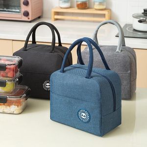 Storage Bags Portable Lunch Box Tote Aluminum Foil Insulation Function Bag Work School Office Of