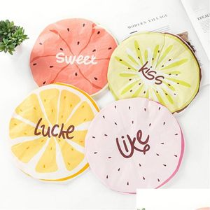 Cuffie da doccia Resuable Lace Elastic Cap Cute Cartoon Cappello impermeabile per saune da bagno Spa Hair Girl Women Drop Delivery Home Garden Bath Dhuby