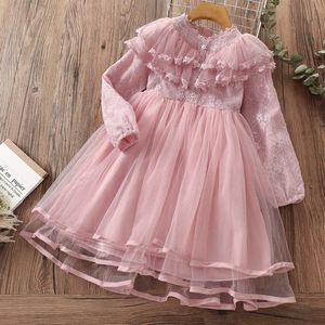 Mädchen Kleider Frühling Blumen Party Kleider für Mädchen Elegantes Kleid Kinder Prinzessin Kostüm Teenager Kinder Kleidung Vestidos Jahre