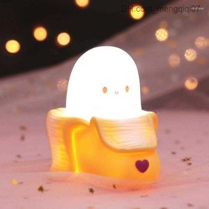 Lamps Shades Night Lights Banana LED Light Bedroom Children's Room Bedside Sleep Lamp Cute Novelty For Kids Baby Z230805