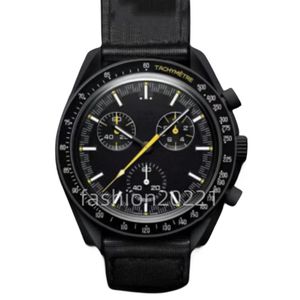 Mens Luxury Watch Designer Watch Bioceramic Moon Mens Watch Watch Watch Mission Mission до луны 42 -мм роскошной биокерамической планеты Limited Limited