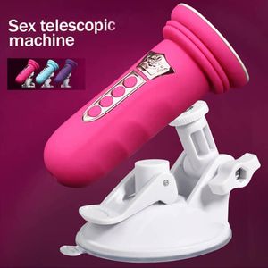 Brinquedos adultos máquina sexual automática pedestal para dildo vibrador feminino amor empurrando retrátil masturbação brinquedo vaginal arma de bombeamento brinquedos sexuais 230804