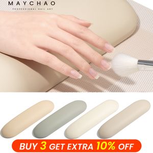 Hand Rests MAYCHAO 4Colors PU Soft Hand Palm Rest Manicure Table PVC Hand Pillow Cushion Arm Rest Russian Style Manicure Pillow Salon Tools 230804