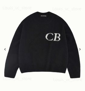 Cole Buxton 디자이너 니트 스웨트 팬츠 패션 빈티지 Jacquard CB 남자 최고 수준 버전 프리미엄 울 남자 스웨트 셔츠 세트 Cole Buxton 스웨터 333