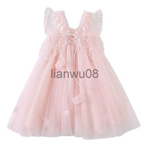 Girl's Dresses Butterfly wings Fairy gauze dress x0806