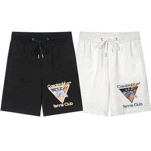 Projektant Casablanc Brand Mens Shorts Women Krótki sport swobodny letni trend Pure oddychające krótkie zużycie