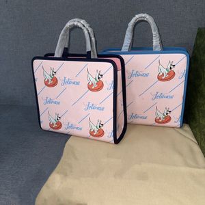 Borse firmate con lettera stampata in cartone animato borse moda per bambini grandi borse a spalla singola borsa a tracolla di lusso per ragazze grandi S0051