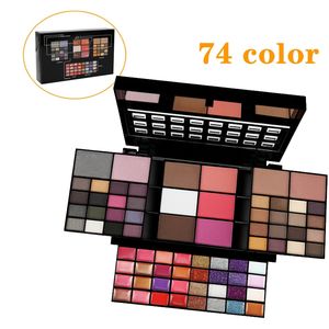 Eye Shadow Eyeshadow Glitter Makeup Set 18/74 Color Eye Shadow Powder Palette Layers Concealer Lipstick Powder Blush Cosmetics Make Up Set 230804