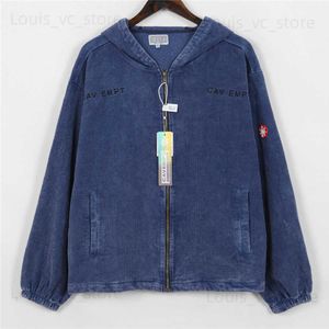 Jaqueta de veludo cotelê C.E WALE CORD PARKA para homens e mulheres de melhor qualidade Streetwear Jaqueta Cav Empt Casaco T230806