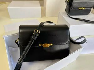 Berömda nya 2023 Designerväskor 9a Kvalitet Lady Bag Teen Triomphe Smooth Cowhide Women Teen Cuir Handbag Golden Chain Shopping