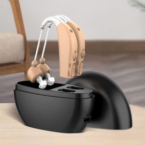 Ear Care Supply Portable Rechargeable Hearing Aid Sound Amplifier Magnetic Rechargeable Elderly Ear Hearing Aid For The Deaf 230804