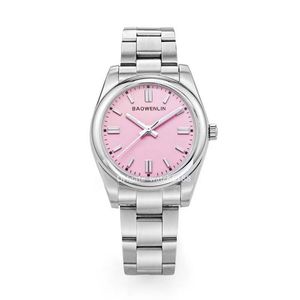 Erkekler 36 41mm Kadınlar 31mm Saat Otomatik Mekanik Saat 8 Renk Mavi Kırmızı Pembe Yeşil Yaz Temel Paslanmaz Çelik Oyster Perpetu Montre