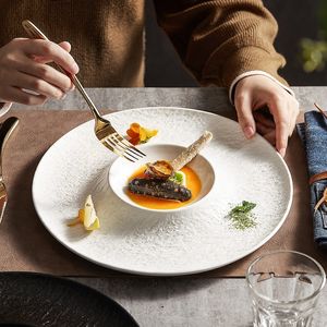 Modern Stoneware Hotel Tableware Horeca Concept Collection Admare Collection Plates Creative Plates Ceramic Soup Plate