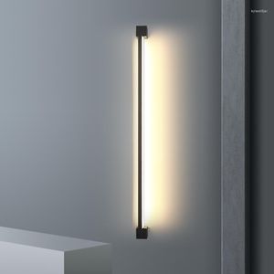 Настенные лампы 350 ° Регулируемые огни для прикроватной гостиной спальня скандинавской минималистской проходы