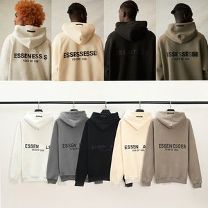 Hoodie Hoodie للرجال أبيض وأسود بني شارع الهيب هوب راحة 100 ٪ من القطن الكلاسيكي خطاب الطباعة الأوروبية والأمريكية العلامة التجارية مقاومة الحجم 3XL