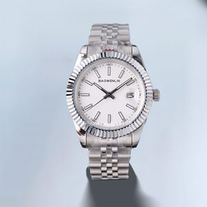 Relógio Mecânico Totalmente Automático Masculino e Feminino Caixa de Aço Inoxidável Ponteiro Glow 31mm36mm41mm Lupa À Prova D' Água Exibição de Calendário Relógios montre homme