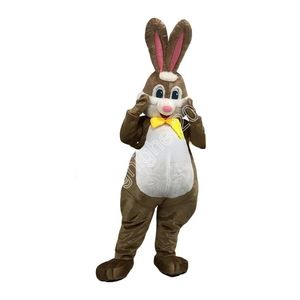 Rabbit Mascot Costume Halloween Christmas Fancy Party Dress Cartoon Character Suit Carnival Unisex Adults Outfit