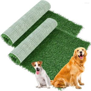 Dog Apparel 2pcs Pet Grass Pad Replacement Artificial Patch Training Turf Mat Supplies For Dogs Cats