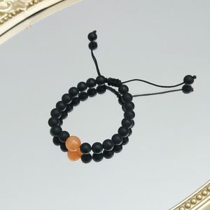 Strand Lii Ji Real Stone Bracelet 12-20cm Onyx Moonstone Carnelian Jade Labradorite Kyanite Friendship Kids Jewelry