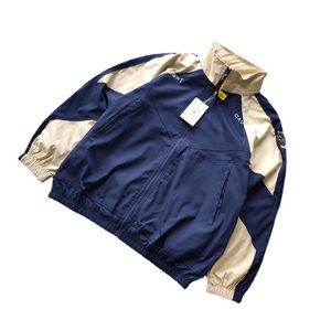 Мужские куртки 22SS Color Contrast Stitching Emelcodery Soft Fabric Размер Eu Cavent Men Women Fashion Осень зимняя техническая одежда Hentai 230804