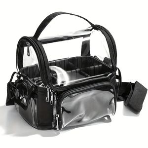 Waterproof PVC Salon Makeup Tool Backpack - Perfect for Hairdressing & Barber Accessories Storage On-the-Go!