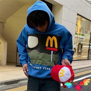 Designer Hoodie Azul CPFM Hoodie Homens Mulheres Fleece CACTUS PLANT Flea Market Hoodie M Hoody Pulôveres Moletons 942