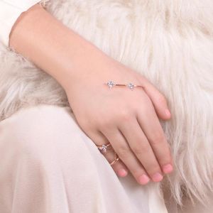 バングルxsbodyバタフライミトンブレスレットリング女性femmes czファッションウェディングジュエリー花嫁介添人アクセサリーギフト