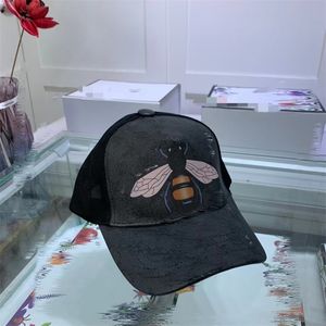 2023 nuevo diseñador de los hombres gorra de béisbol de la marca de las mujeres cabeza de tigre sombrero abeja serpiente bordado hueso hombres y mujeres ocio sombrero para el sol deportes malla camionero conductor hatSSH78