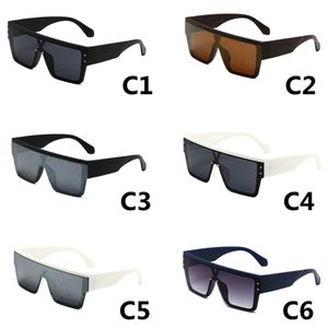 Fashion Square Solglasögon för kvinnor Män överdimensionerad ram lyxdesigner Sun Glasses UV400 Partihandel