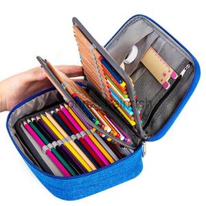 Pencil Bags Pencil Bags Pencil Case Bag Zipper Storage Pouch Storage Large Capacity Pouch 72 Holes Pen Stationery Pouch J230806