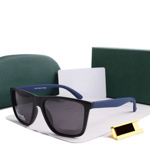 Роскошные солнцезащитные очки квадратные солнцезащитные бокалы мужчины женщина поляризованные солнцезащитные очки Unisex UV400 Простые европейские стиль легкие удобные анти -ультрафиолетовые очки на открытом воздухе