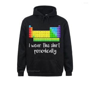 Men's Hoodies Periodic Table Science I Wear This Periodically Autumn Long Sleeve Printing Sportswears On Sale Outdoor Sweatshirts