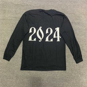 Yüksek kaliteli 2024 Uzun Kollu Chicago Başkanı Tişört Erkekler 1 1 2024 Müzik Festivali T-Shirt Moda Kadın Gömlekleri T230806