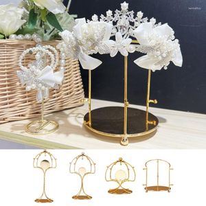 Jewelry Pouches Exquisite And Chic Display Stand Chinese Phoenix Crown-Holder Necklace Ring-Jewelry Storage Rack Home Decoration