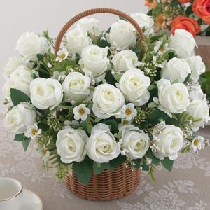 Dekorative Blumen Realistische künstliche Hochzeit Po Prop Rose Simulation Wartungsfreie gefälschte Blume für