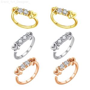 Nose Rings Studs 20G Horseshoe Circular Barbell and Nose Ear Daith Septum Clicker Ring with Clear CZ Gems Brass Copper Nose Cartilage Earrings L230806