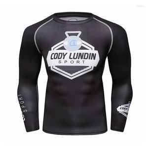 Men's T Shirts 2023 Design Digital Sublimation Printed Tshirt Fashion Men Running Fitness Rash Guard