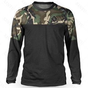 Camisas de ciclismo Tops Loose Rider Camisa Masculina DH Motocross Downhill Terno MTB Mountain Bike Respirável Camiseta LGRA Moletom Manga Longa 230804