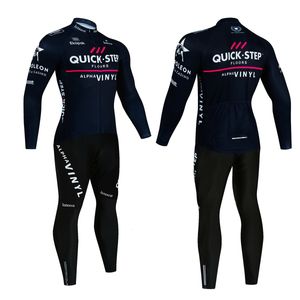 Conjuntos de Camisas de Ciclismo Manga Comprida Conjunto de Camisas de Ciclismo Quick Step Mtb Roupas de Bicicleta Maillot Ropa Ciclismo Roupas de Bicicleta Masculinas Conjunto de Ciclismo 230804