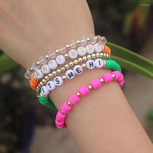 Strand 5pcs Beach Bohemian Layering Bracelets Set Inspired Anti-Hero Bracelet Friendship Jewelry Taylor Fans Music Lover Gift