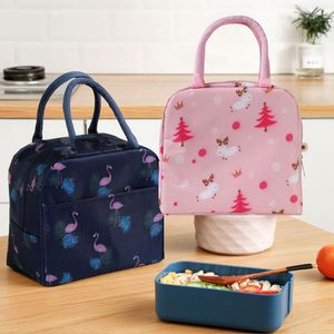 Storage Bags Lunch Bag With Should Strap Handle Cooler Women Portable Food For Work Student Thermal Box Fridge