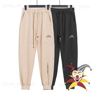 A-C-wall* Sweatpant Top Quality cold Wall Ounsers Men's Women's 1 1高品質のレギンスACW Drawstring Jogger Pants T230806