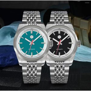 Wristwatches San Martin Men Watch 37mm Fashion Sports Watches NH35 Automatic Mechanical Wristwatch Sapphire 200m Waterproof Luminous Reloj