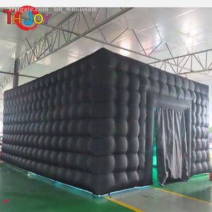 wholesale activities Led strips Glowing Cabinet inflatable cube tent event exhibition trade show Marquee giant Party Room with blower for Sale