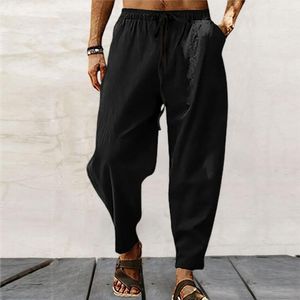 Men's Pants Trendy Men Sweatpants Loose Ankle Length Exercise Trousers Comfortable Summer Women Garment
