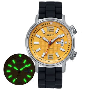 Orologi da polso Miyota 8205 20ATM Diver Orologio meccanico automatico da uomo Sport Orologio da polso impermeabile con zaffiro luminoso Orologio da nuoto a carica automatica 230804