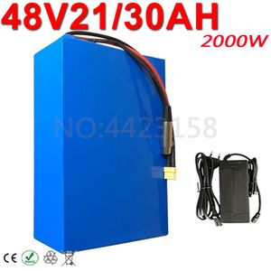 48V Batterie 48V 25Ah 2000W Elektrische Fahrrad Batterie 48V 20AH 22AH 25AH 30AH 35AH Lithium Batterie für 48V500W 750W 1000W Ebike Motor